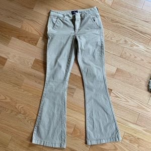 AMERICAN EAGLE Boho Artist Khaki Flares